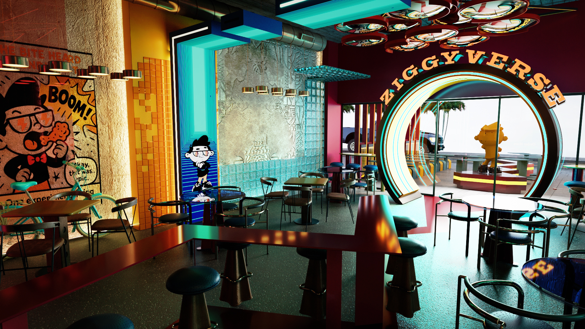 Bad Ziggy interior